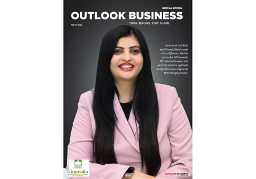 Featured in Outlook Business Magazine 2022